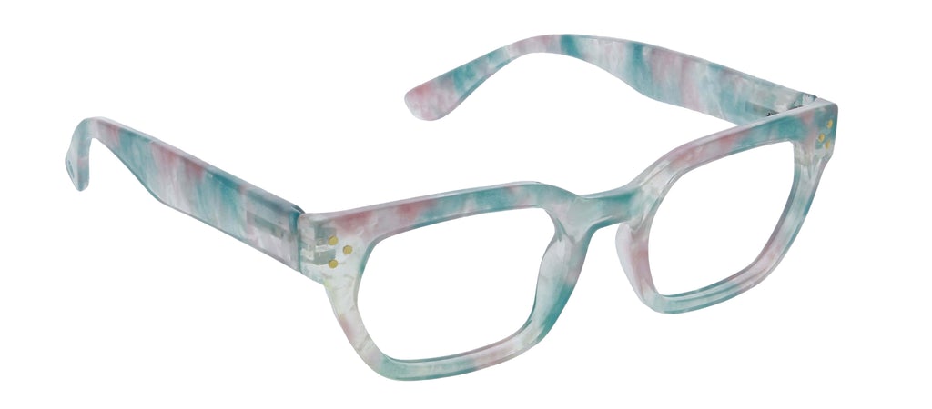 PEEPERS READING GLASSES BLUE LIGHT PRISM BLUE PINK NEW!