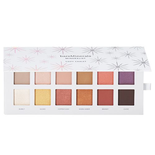 BARE MINERALS COZY CHALET MINERALIST EYESHADOW PALETTE LIMITED-EDITION PALETTE WITH 12 NEW SHADES