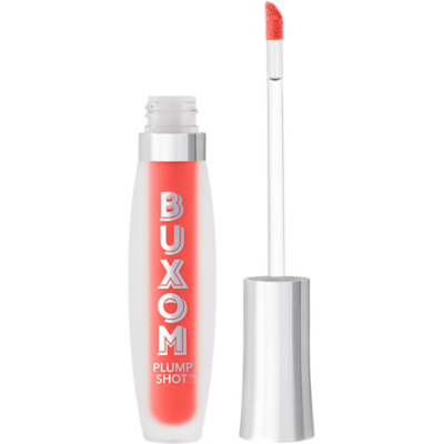 BUXOM PLUMP SHOT SHEER TINT COLLAGEN INFUSED LIP SERUM KORAL KISS