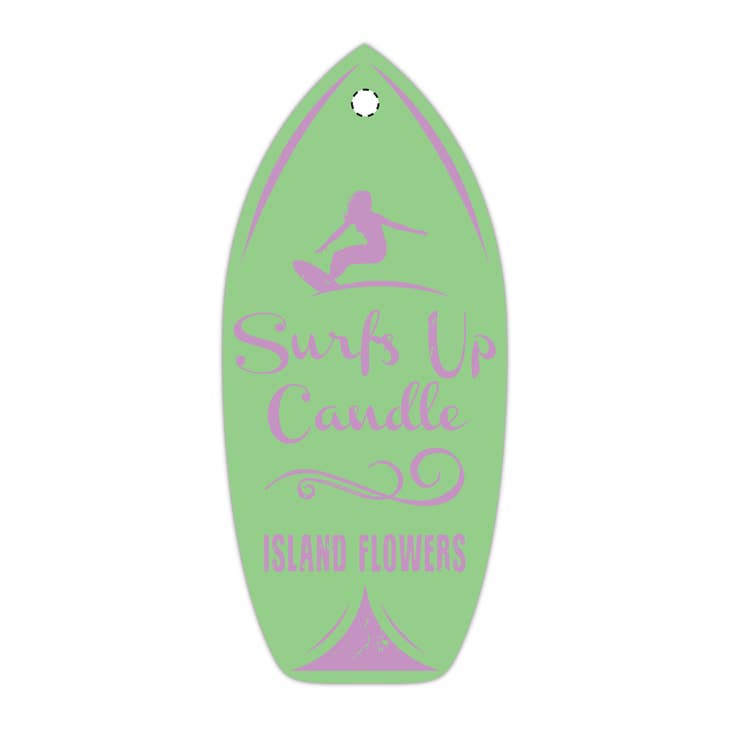 SURFS UP ISLAND FLOWERS AIR FRESHENER