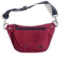 SIPSEY WILDER CRIMSON ROSE LUXE HIP POUCH