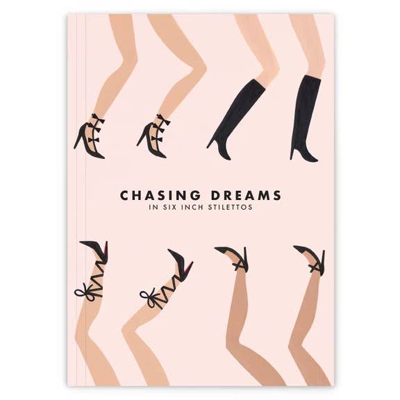 GIRL WITH KNIFE CHASING DREAMS JOURNAL