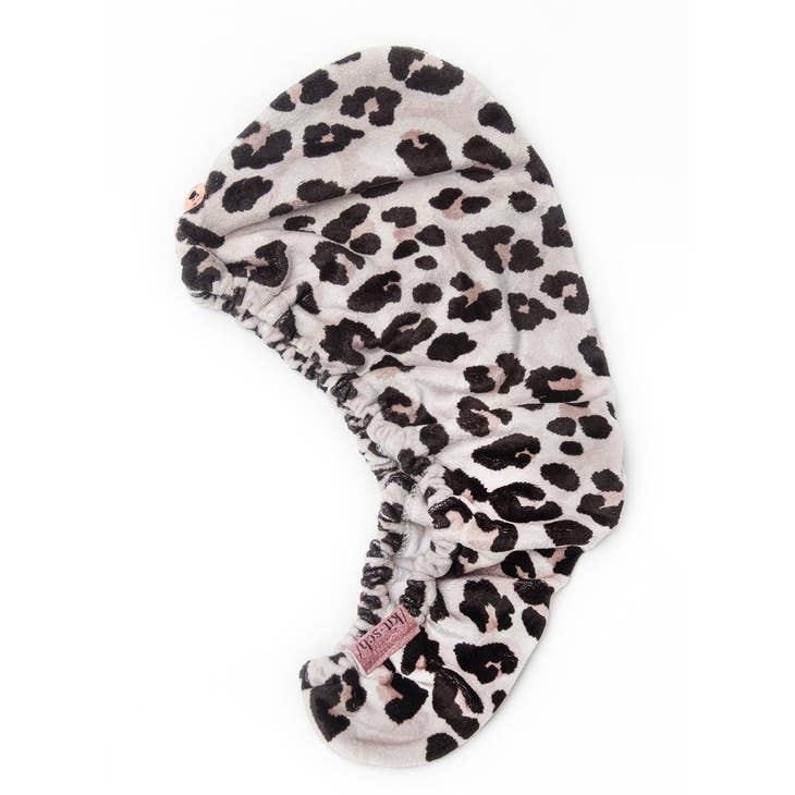 KITSCH QUICK DRY HAIR TOWEL LEOPARD