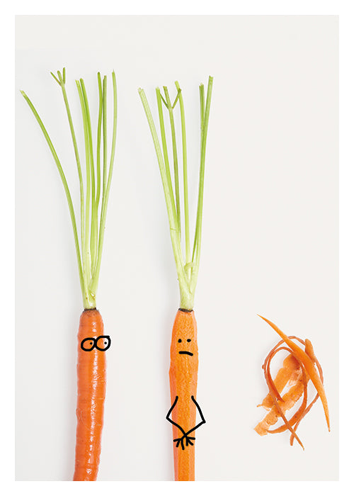 PALM PRESS GREETING CARDS SHAVED CARROT