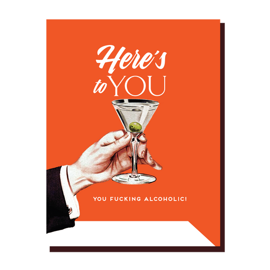 OFFENSIVE AND DELIGHTFUL GREETING CARD DR10
