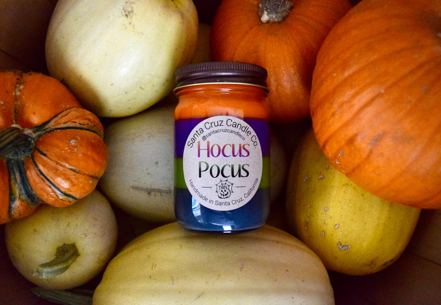 SANTA CRUZ CANDLE COMPANY LAYERED HOCUS POCUS CANDLE