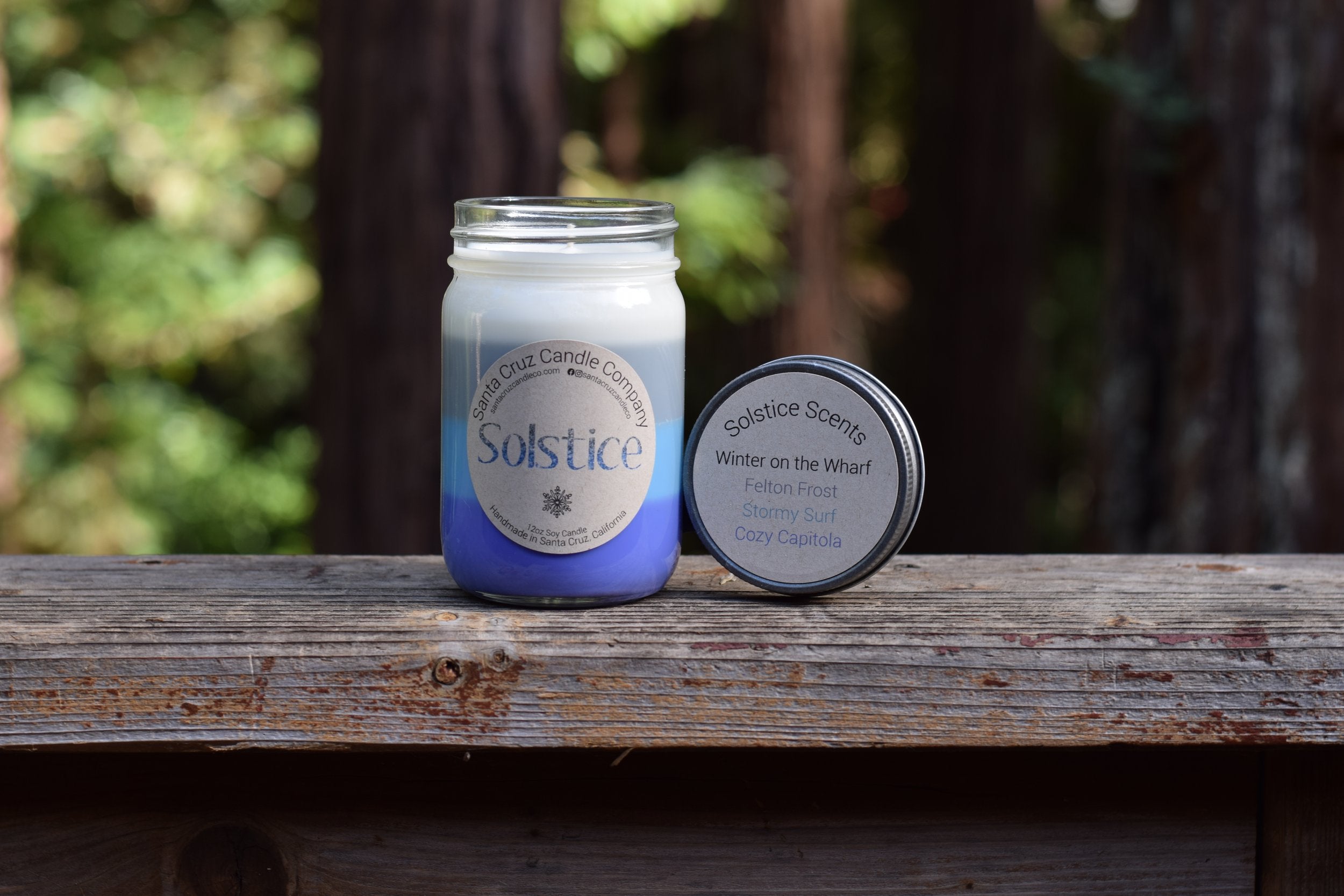 SALE SANTA CRUZ CANDLE COMPANY LAYERED SOLSTICE Bubble Lounge