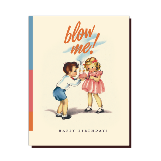 OFFENSIVE AND DELIGHTFUL GREETING CARD KD14