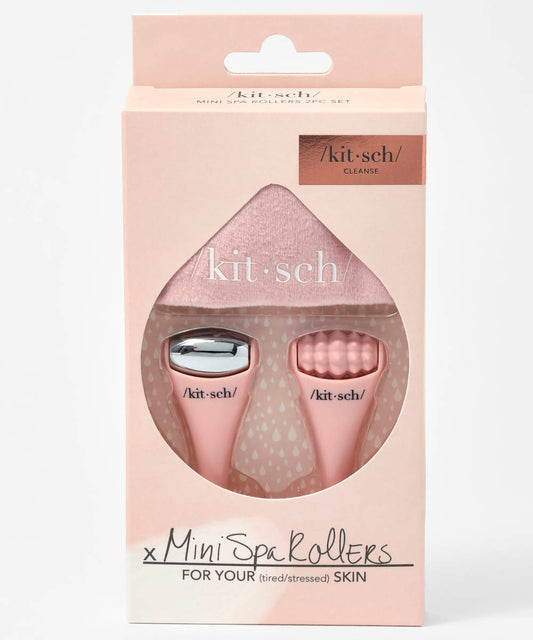 KITSCH MINI EYE & FACE SPA ROLLERS- 2PC SET