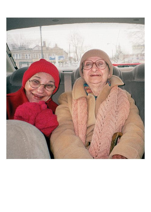 PALM PRESS GREETING CARDS TWO LADIES/BACK SEAT