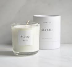 MAKANA CANDLE SEA SALT CANDLE  TWO SIZES CLASSIC AND PETITE