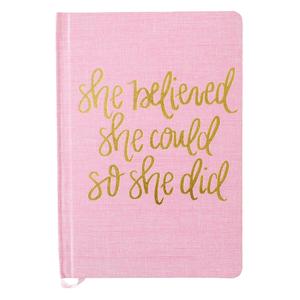 SWEET WATER DECOR SHE BELIEVED SHE COULD JOURNAL