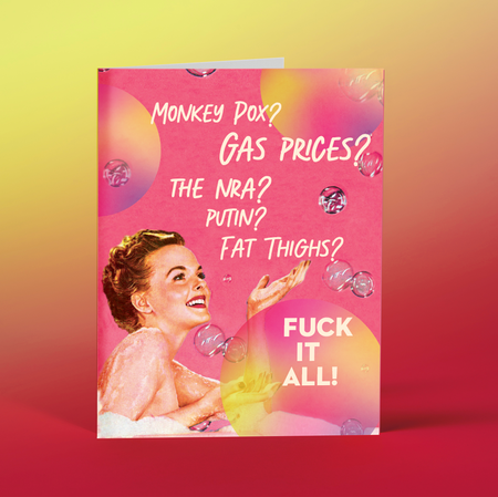 OFFENSIVE AND DELIGHTFUL GREETING CARD NW22