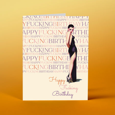 OFFENSIVE AND DELIGHTFUL GREETING CARD FK01