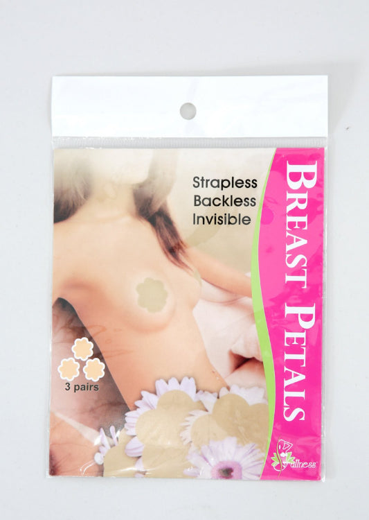 ANEMONE BREAST PETALS NIPPLE COVERS PACK OF 3 NUDE