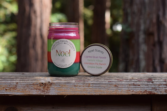 SANTA CRUZ CANDLE COMPANY LAYERED NOEL