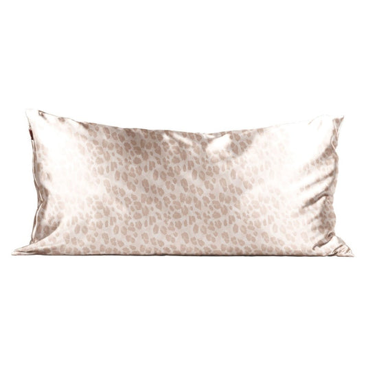 KITSCH SATIN PILLOWCASE KING- LEOPARD