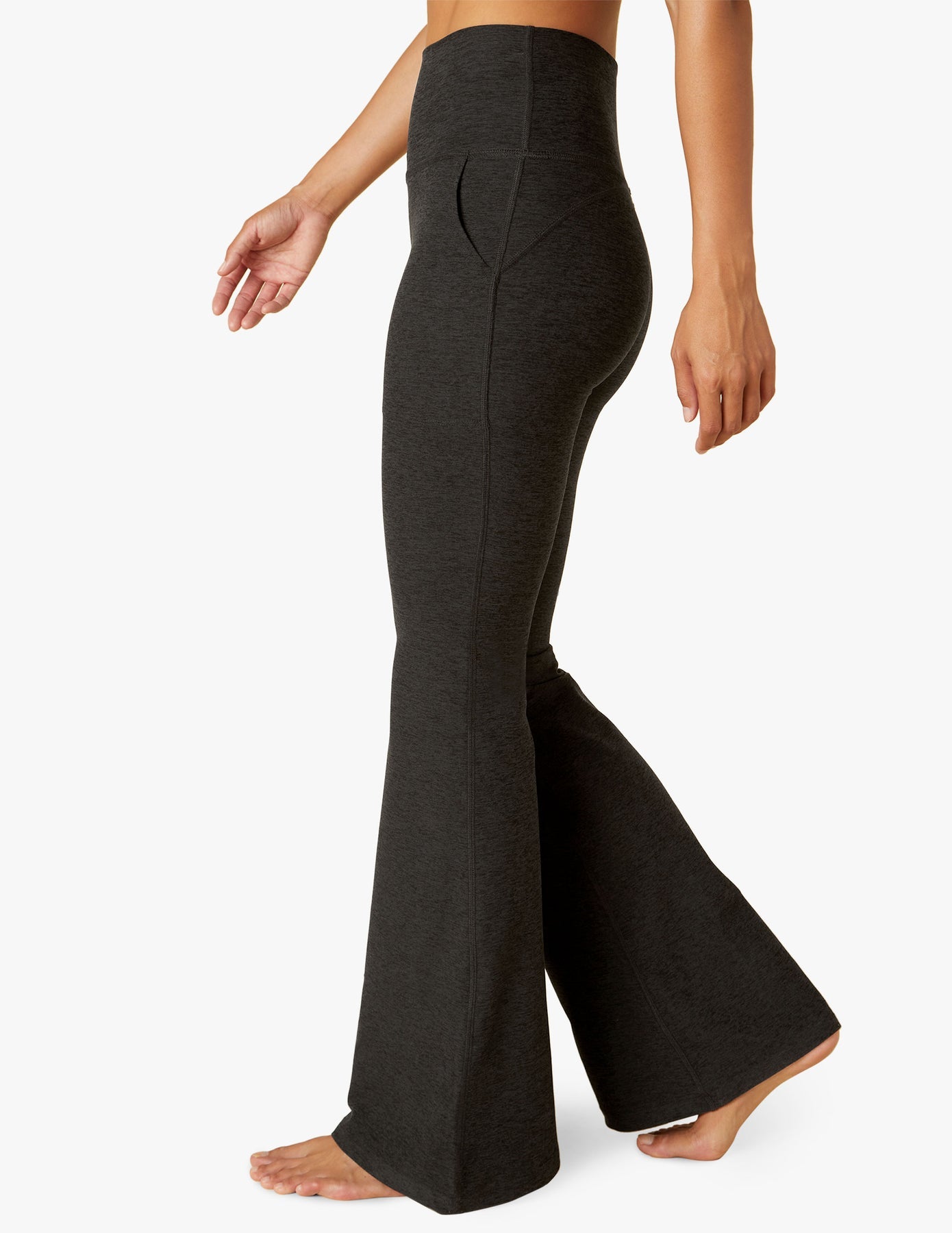 BEYOND YOGA HIGH WAISTED ALL DAY FLARE PANT DARKEST NIGHT