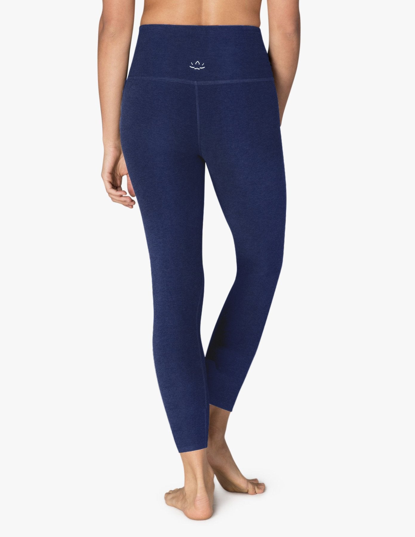 BEYOND YOGA SPACEDYE CAUGHT IN THE MIDI HIGH WAISTED LEGGING NOCTURNAL NAVY