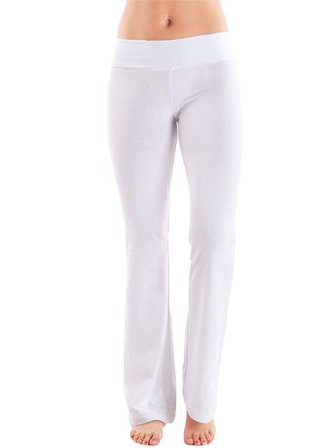 T PARTY BASIC ROLL DOWN  BOOTCUT PANT SOLID COLORS