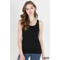 NIKIBIKI  Plain Jersey Tank Top Black