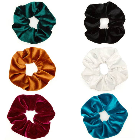 LOTUS AND LUNA VELVET SCRUNCHIES ASSORTED