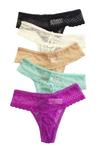ANEMONE ALL OVER LACE THONG ALL COLORS