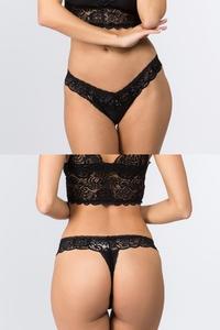 ANEMONE CROCHET LACE THONG-MULTIPLE COLOR OPTIONS