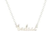 KRIS NATIONS BADASS CHARM NECKLACE SILVER