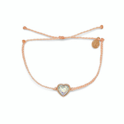 PURA VIDA MERMAID HEART CHARM  BRACELET