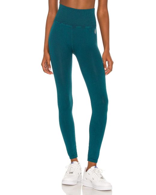 FP outlet Movement Good Karma High Rise 7/8 Length Leggings teal XS/S