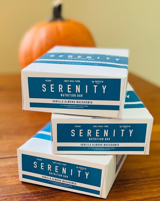 SERENITY NUTRITION 12 BAR PACK VANILLA ALMOND MACADAMIA