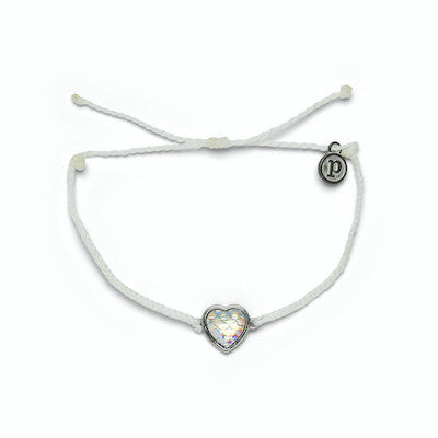 PURA VIDA MERMAID HEART CHARM  BRACELET