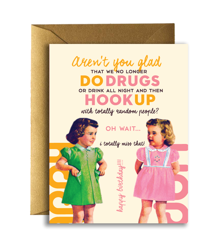 OFFENSIVE AND DELIGHTFUL GREETING CARD KD10