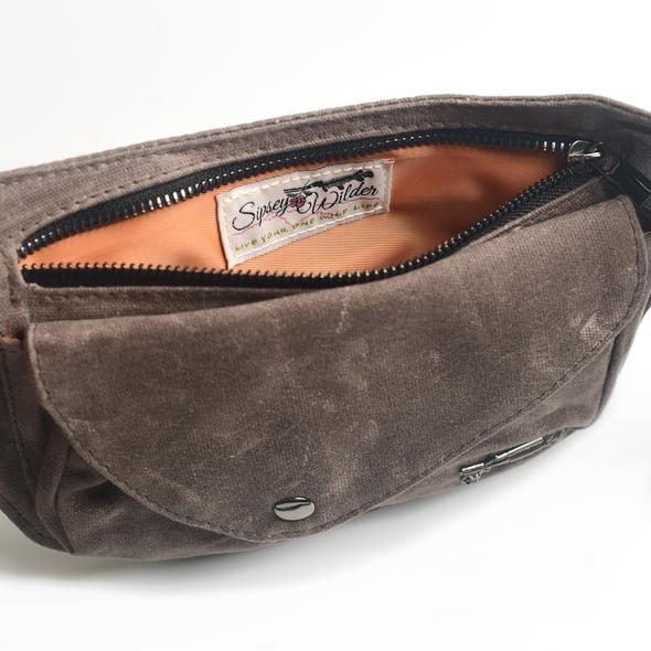 SIPSEY WILDER LUX HIP POUCH IRONWOOD NEW!