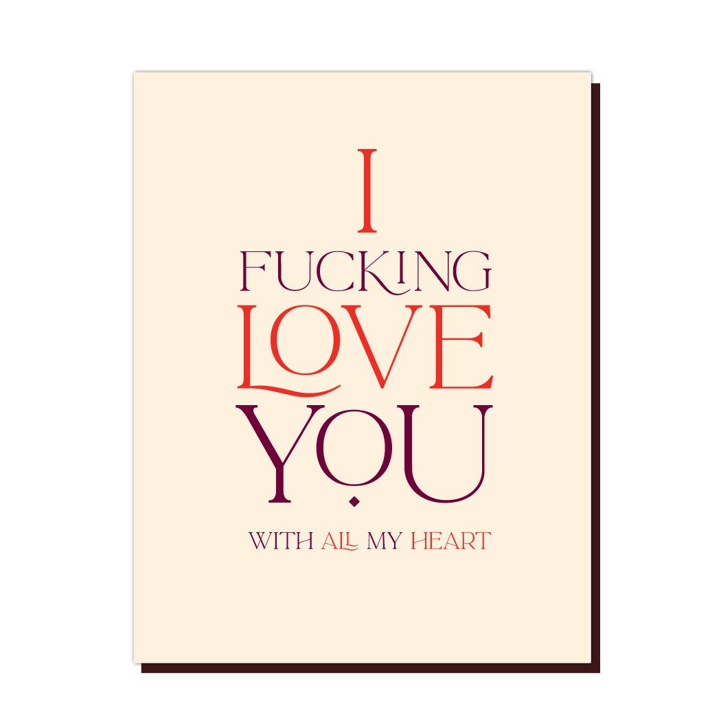 OFFENSIVE AND DELIGHTFUL GREETING CARD LV04