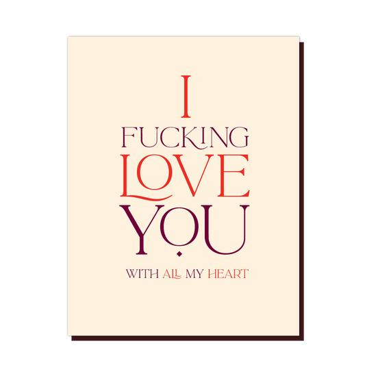 OFFENSIVE AND DELIGHTFUL GREETING CARD LV04