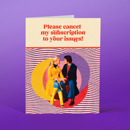 OFFENSIVE AND DELIGHTFUL GREETING CARD LV22