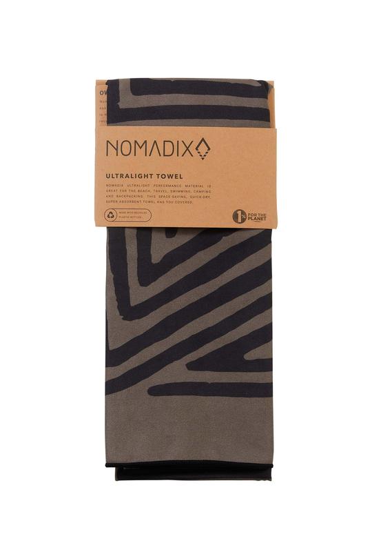 NOMADIX ULTRA LIGHT TOWEL LA PLAYA/ BLACK BROWN