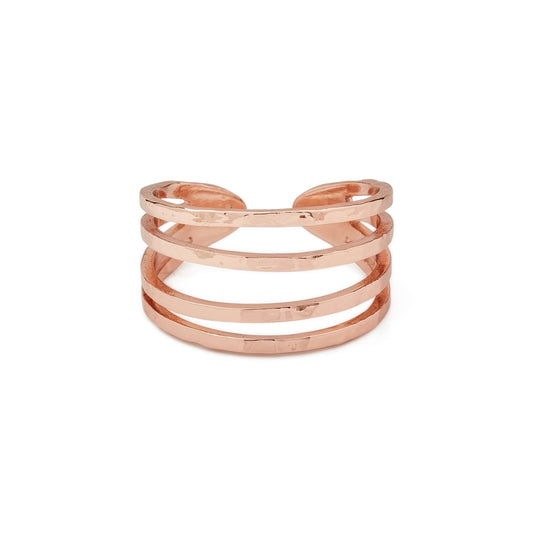 PURA VIDA PACIFICA RING ROSE GOLD OR SILVER